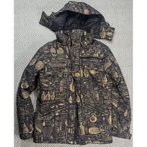 Grenade Standard Issue Fatigue Project Camo Weapon Graphic Hooded Jacket Size SM